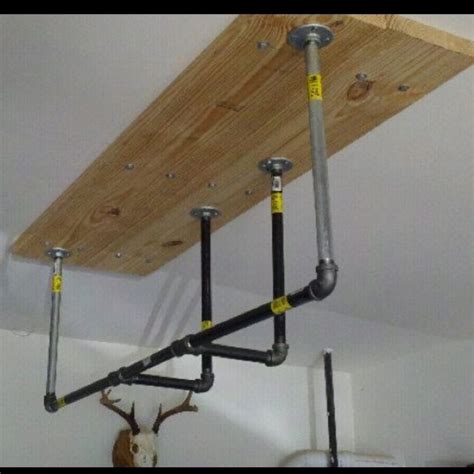 Do it yourself garage pull up bar. 396 best DIY gym images on Pinterest | Exercise rooms, Fitness equipment and Gym room