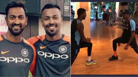 Watch Krunal And Hardik Pandya Clash In Gym Challenge Sports India Show