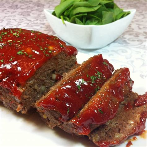 Meatloaf Recipe With Ketchup Mustard And Brown Sugar Glaze Besto Blog