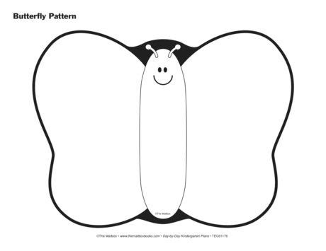 This is a growing collection of free printables for kindergarten, designed for ages approximately 5 & 6 years old.you can also browse through our preschool printables and toddler printables. , Lesson Plans - The Mailbox | Butterfly pattern ...
