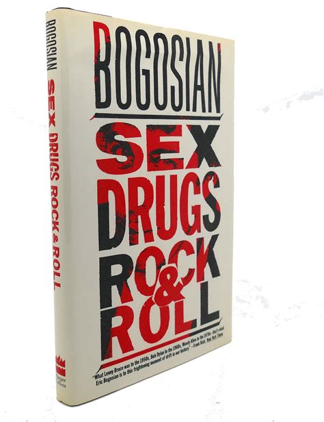 sex drugs rock and roll eric bogosian first edition first printing