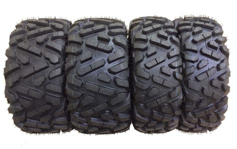 Set Of 4 New Atv Tires At 27x10 12 Front And 27x12 12 Rear 6pr P350