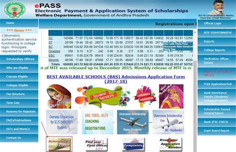 The authority of approval or rejection of passes is exclusively with the respective district superintendent of police office and zonal deputy commissioner office in cities. AP EPASS Scholarship Application Status 2017 Check Online ...