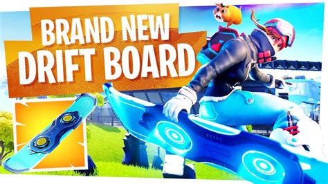 First Look At The New Driftboard In Fortnite The Drift Board