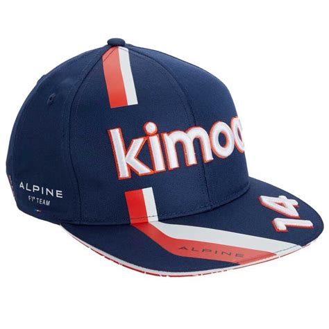 He won the series' world drivers' championship in 2005 and 2006 with renault, having also driven for mclaren, ferrari and minardi. Alpine F1 Kimoa Fernando Alonso Team Flat Brim Hat- AP1512