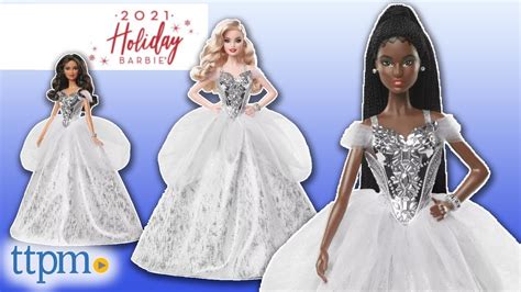 2021 Holiday Barbie Doll Brunette Braids Barbie Made By Mattel Seedsyonseiackr
