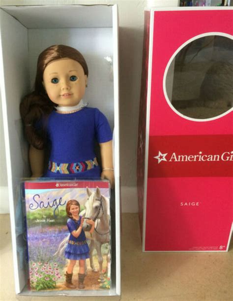 American Girl Saige Doll And Book New Fast Shipping Tracking Insured 2013 Sage Ebay