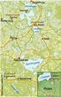Landkarte von Masuren, Polen Stock Illustration | Adobe Stock