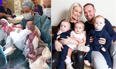 Mother Of Four Reveals Incredible Birthing Video Of Triplets