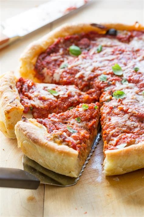 How To Make Chicago Style Deep Dish Pizza Kitchen Cookbook