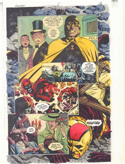 Hourman 5 P19 Color Guide Art Hourman History Montage 1999 By