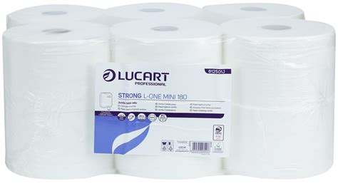 Lucart L One Mini 180 White 2 Ply Centrefeed Toilet Roll