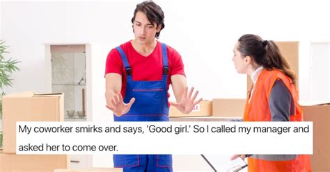 Woman Complies With Coworker S Demand To Get Her Manager He Gets Fired Someecards
