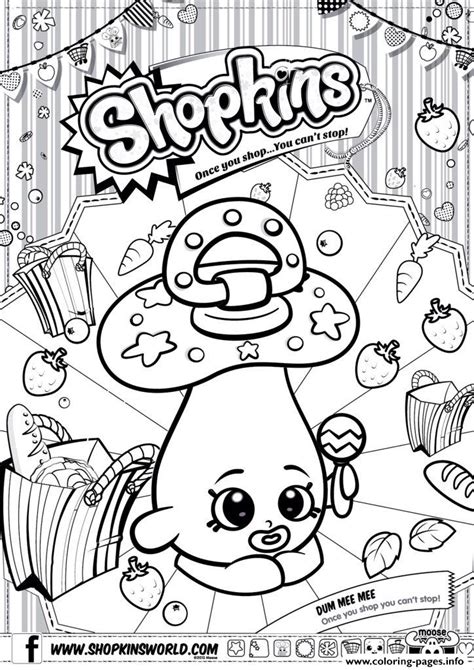 Coloring pages coloring ideas tremendous baby alive shopkins. Shopkins Season 2 Coloring Pages Printable