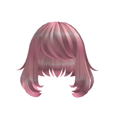 Short Pink Fluffy Hair Roblox Wiki Fandom