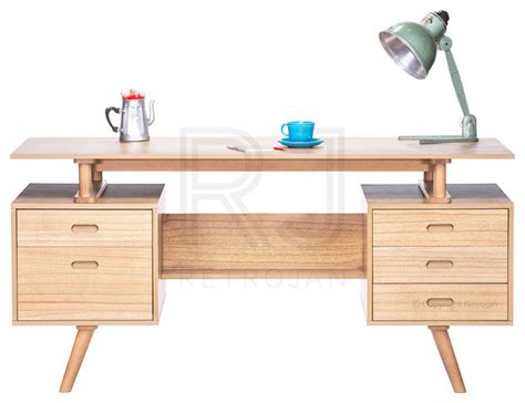 Handcrafted using oak & walnut timber, our solid timber office furniture include; Josephine Scandinavian Style Furniture Office Desk ...