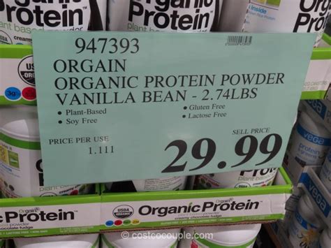 My latest find, orgain organic protein was discovered at my new 3rd home, costco (target is still my solid 2nd residence for those of you wondering. Orgain Organic Protein Powder Vanilla Bean