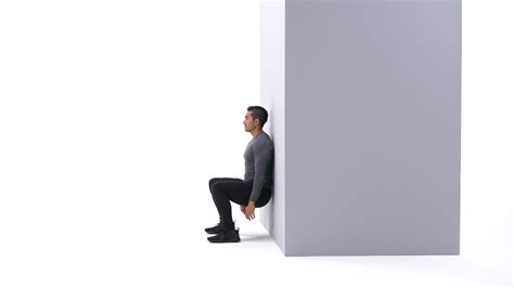 Wall Squat Exercise Videos And Guides