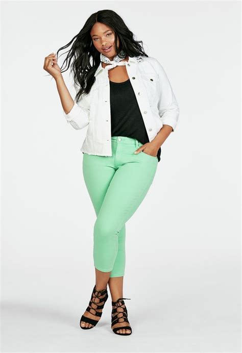 Colored Denim Is One Of The Hottest Trends This Season Best Plus