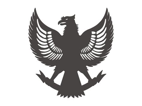 Garuda Pancasila Silhuoette Vektor Cdr Ai Eps Png Hd Gudril Logo