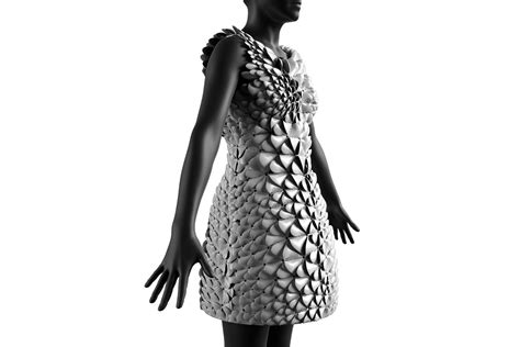 3d Printed Dress Made From Thousands Of Plastic Petals Digital Trends