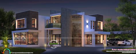 Luxury Contemporary Home Ultra Modern Style Kerala Home Design And