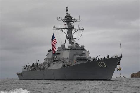 Us Navy Sends First Warship Through Taiwan Strait Post Election New