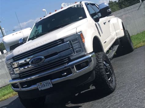 2017 Ford F 350 Super Duty Dually With 20x12 44 Fuel Cleaver And 3512