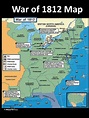 War of 1812 map