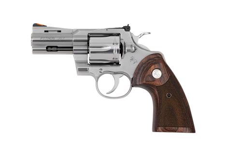 Colt Python 357 Magnum 6rd 3 Stainless Wood Grips Dirty Bird Industries