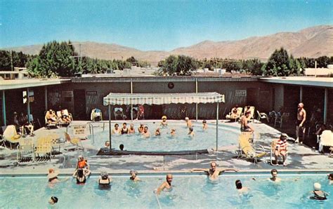Desert Hot Springs California Holmes Trailer Park Resort Postcard