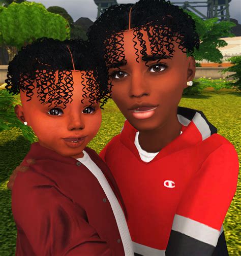 Ebonix Kiddie Hair Pack The Sims 4 Download
