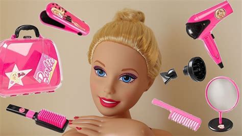 Barbie Hair Care Case Barbie Color Cut And Curl Deluxe Styling Head