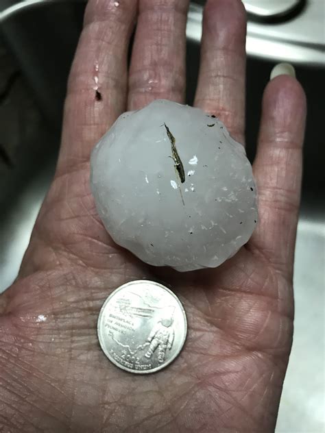 Your Pictures Of Large Hail From Early Morning Storms Nbc 5 Dallas
