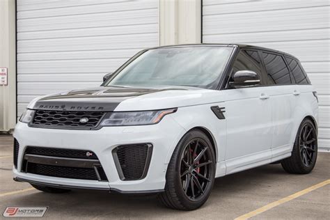 Used 2018 Land Rover Range Rover Sport Svr For Sale Special Pricing