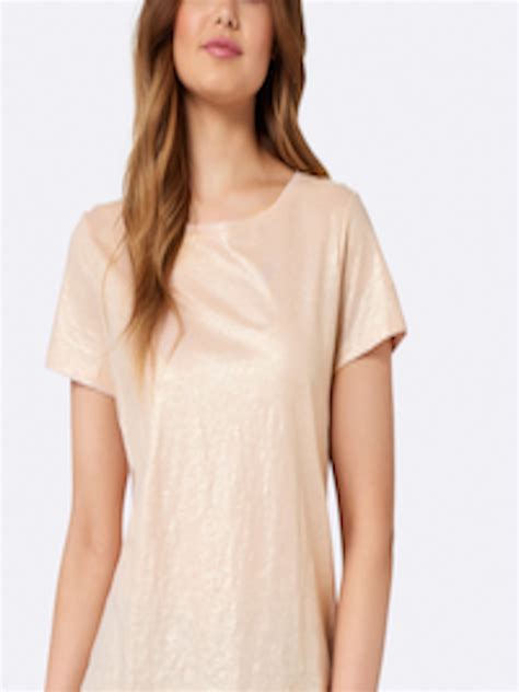 Buy Forever New Women Nude Coloured Solid Pure Cotton Top Tops For