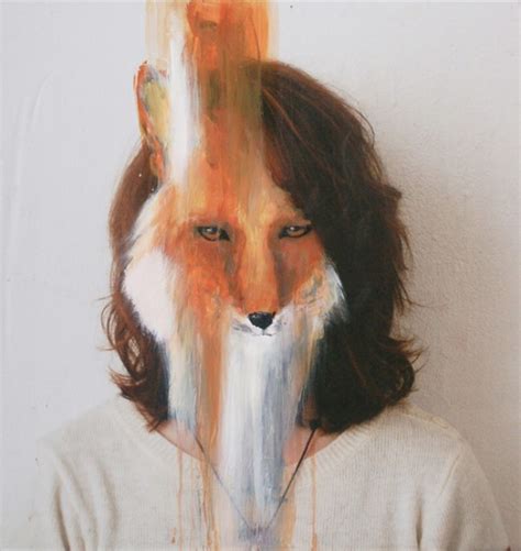 Animal Heads Human Bodies By Charlotte Caron