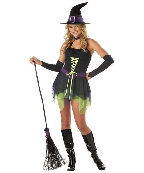 Sassy Witch Teen Halloween Costume Witch Costumes
