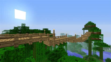 Jungle House And Bridge How To Minecraft Project