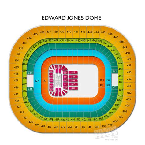 edward jones dome seating charts edward jones dome tickets