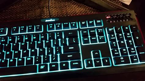 Perixx Px 1900 Backlit Gaming Keyboard Youtube