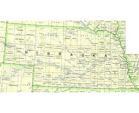 Maps Of Nebraska State Collection Of Detailed Maps Of Nebraska State