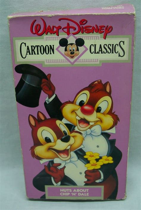 Walt Disney Cartoon Classics Vol 12 Nuts About Chip N Dale Vhs Video