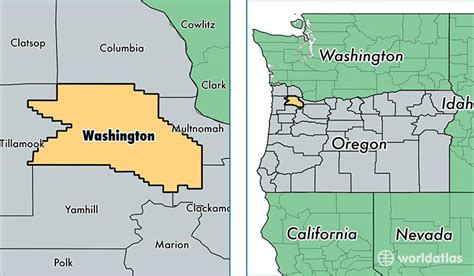 Map Of Oregon And Washington Maps Location Catalog Online