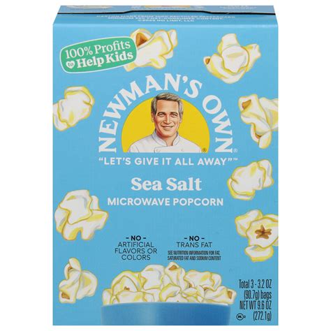 Save On Newman S Own Microwave Popcorn Sea Salt Order Online Delivery