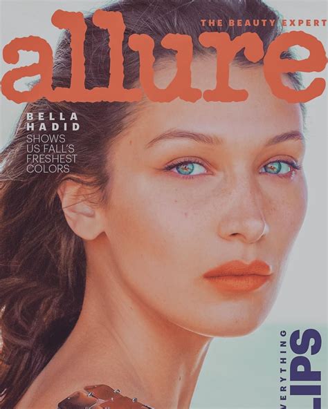Maïssa on Instagram Bella for Allure Magazine September 2018