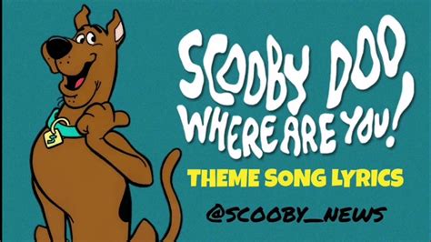 Scooby Doo Where Are You Theme Song Lyric Video Youtube