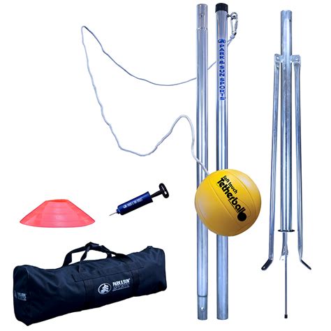 Bsn outdoor tetherball pole set. Heavy and durable steel tetherball poles, sets, and balls ...