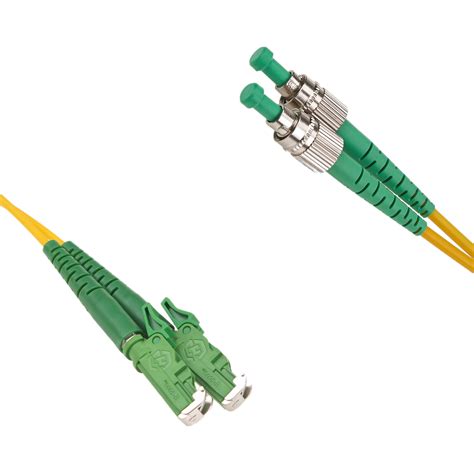 E2000apc Fcapc Singlemode 9125 Duplex Yellow Patchcord