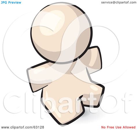 Royalty Free Rf Clipart Illustration Of A Nude Human Factor Man